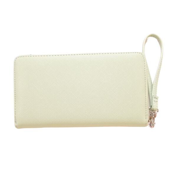 Betsey Johnson green wallet wristlet with bow - Picture 2 of 6
